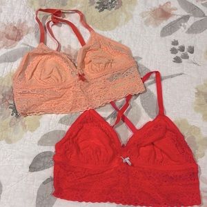 Aerie Racerback Bralettes, size M.